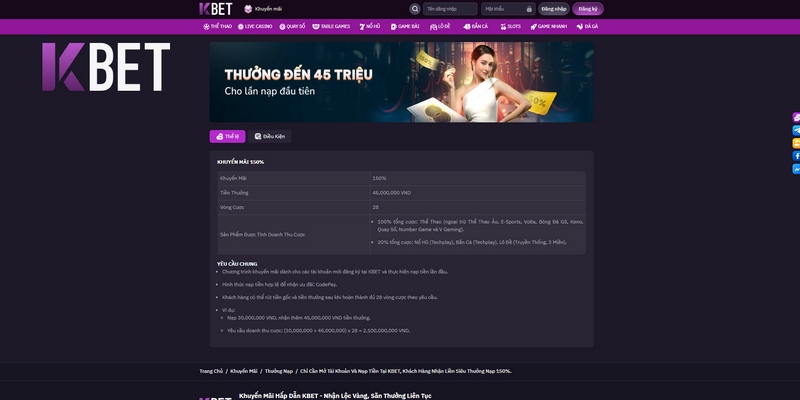 khuyen-mai-kbet-tong-tien-45-trieu